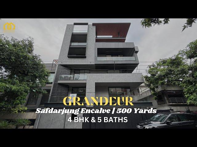 MOST LUXURIOUS HOUSE IN SOUTH DELHI | 4 BHK IN SAFDARJUNG ENCLAVE, SOUTH DELHI | 500 YARDS PROPERTY