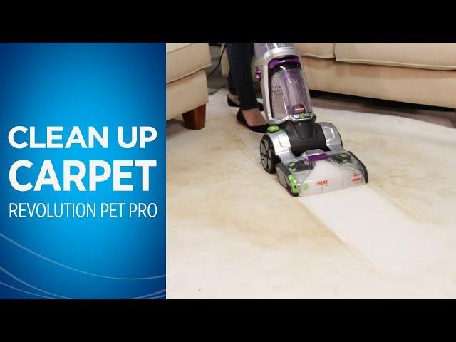 Deep Cleaning with theProHeat 2X® Revolution™ Pet Pro Carpet Cleaner | BISSELL