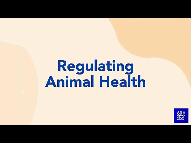 Animal Health | 60 Seconds of Legal Insights | Shook