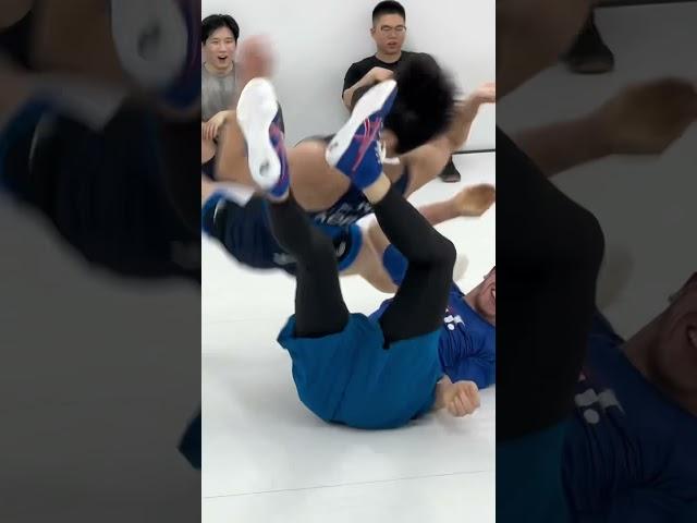 레슬링 국가대표의 업어치기 스피드