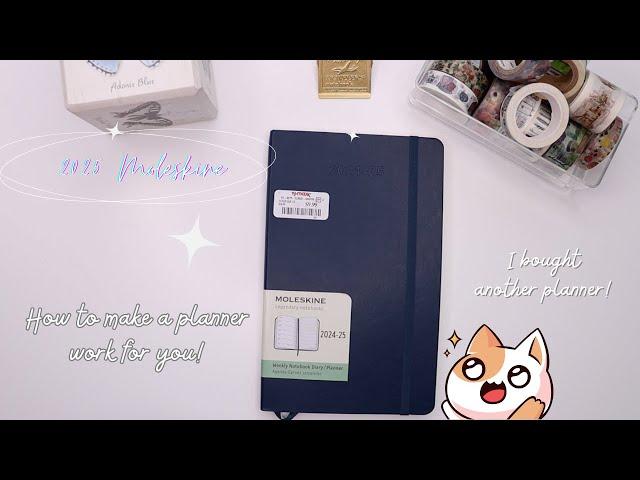 2025 Planner Moleskine Weekly | How To Make A Planner Work For You | I bought another planner