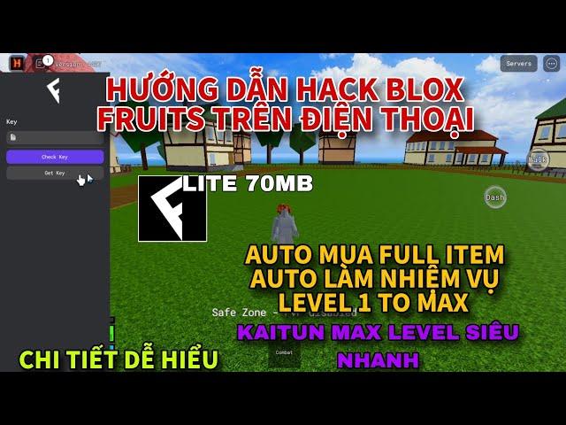 Hướng dẫn hack blox fruits update 21 trên điện thoại cho người mới - Cách hack max level siêu nhanh.