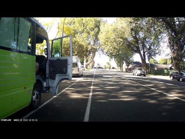 Blocking Cycle Lane With Open Car Door