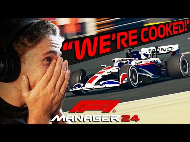 I Made Our First Race as HARD AS POSSIBLE - F1 Manager 2024 Career Mode #1