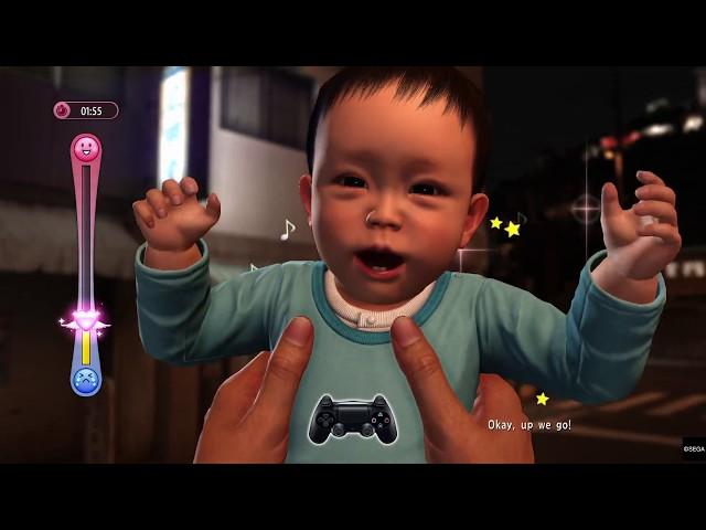 YAKUZA 6 Baby Haruto Mini Game