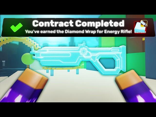 I Unlocked THE DIAMOND ENERGY RIFLE WRAP... (Roblox Rivals)