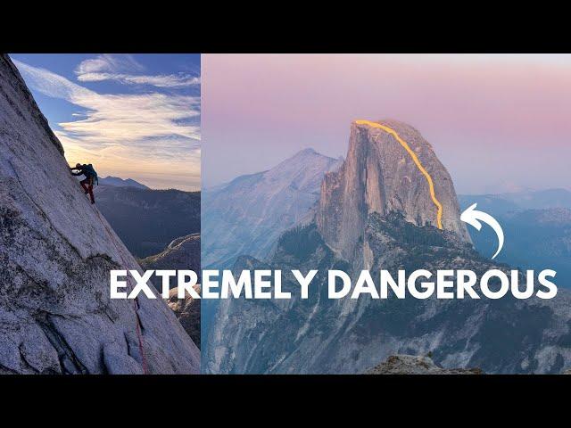 CLIMBING SNAKE DIKE: Half Dome’s “other” route… BUT there’s a catch