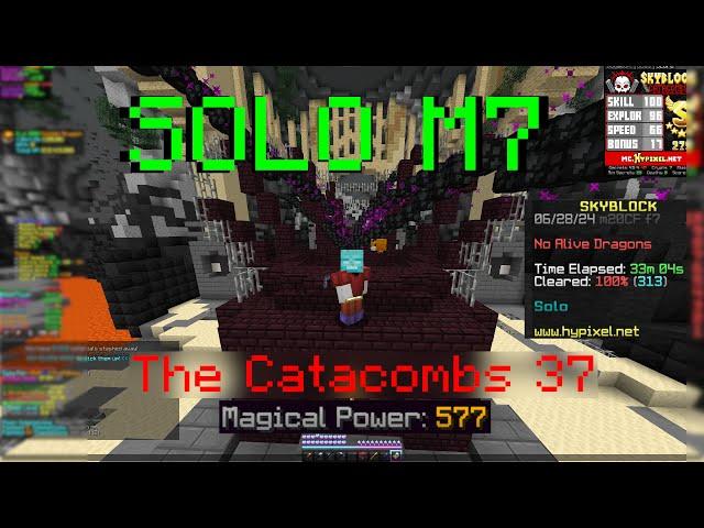 SOLO M7 AT CATA 37 | Hypixel Skyblock