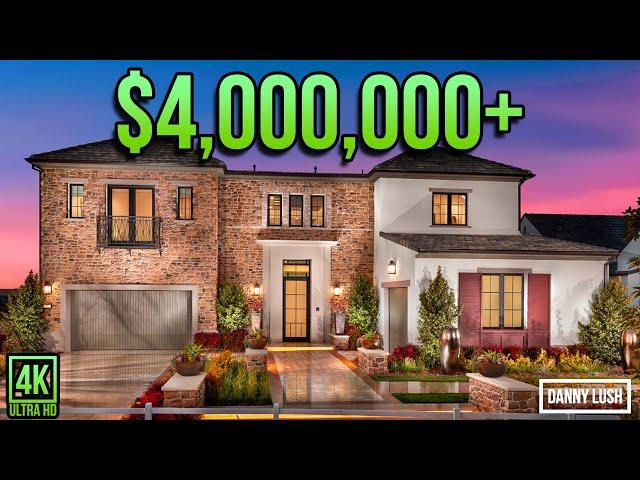 Modern Mansion Tour - European Ranch Style New Construction Home in Los Angeles