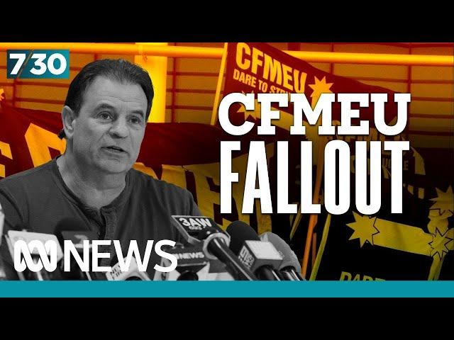 ACTU secretary says she was unaware of allegations of organised crime in CFMEU | 7.30