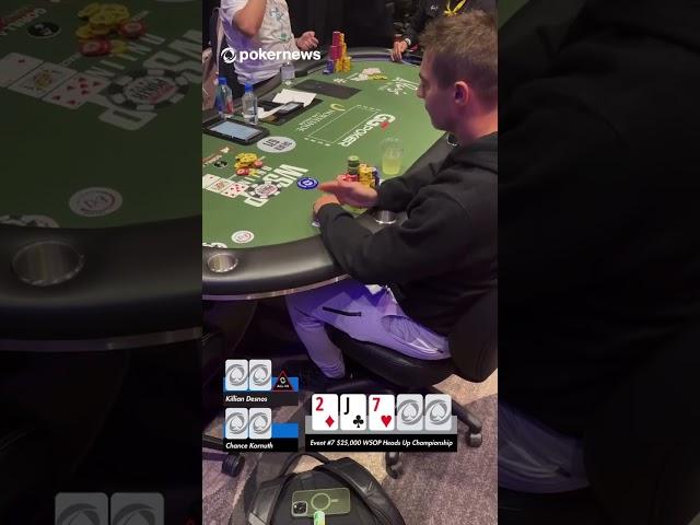 CHANCE KORNUTH vs. KILLIAN DESNOS ALL IN | #PokerNews #wsop2025