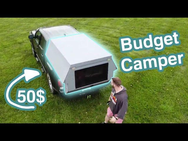 Building 7ft  short-bed Tacoma camper shell for under $50