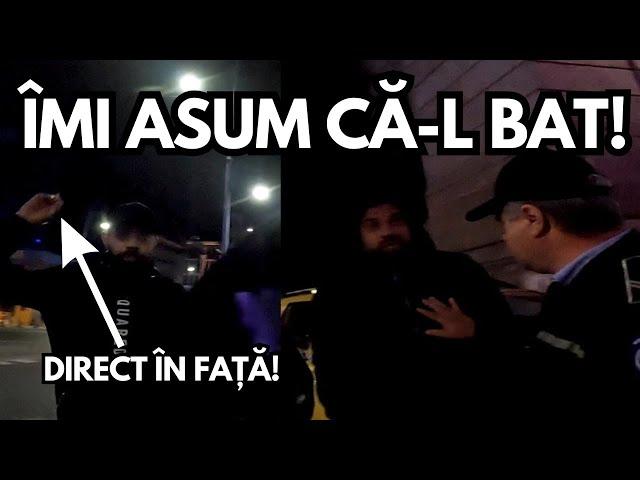 LOVIT, AMENINȚAT ȘI ÎNJURAT DE TAXIMETRIȘTI DE FAȚĂ CU POLIȚIA! partea 2