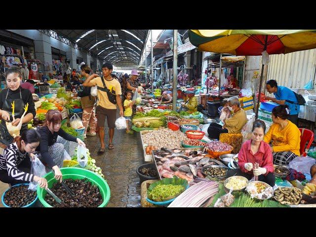 Cambodia's Fresh Market Food - Central Market & Boeng Trabek Market