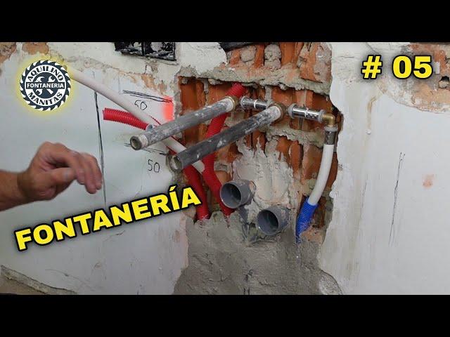 COMO Hacer la FONTANERIA de la COCINA con MULTICAPA.