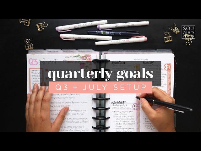 GOAL SETTING 2024 :: Q3 Quarterly Goals & July Monthly Goals Setup for Productivity and Success