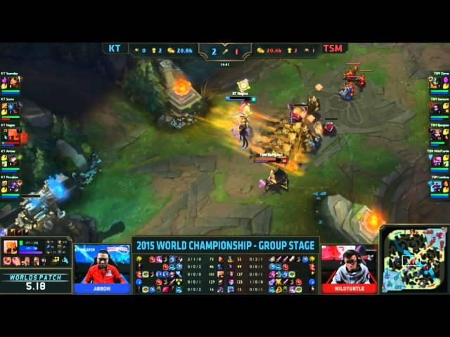 TSM vs KTR - Bjergsen Solo Kills Nagne - League of Legends