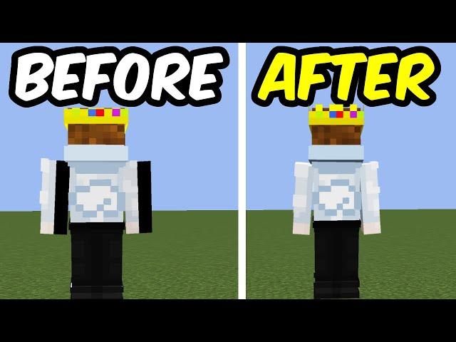 How To REMOVE Black Lines On Your Minecraft Skin