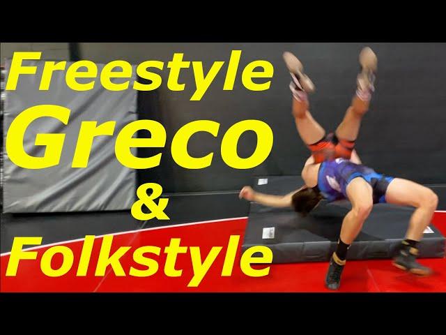 Freestyle VS Folkstyle WRESTLING... Differences EXPLAINED!!