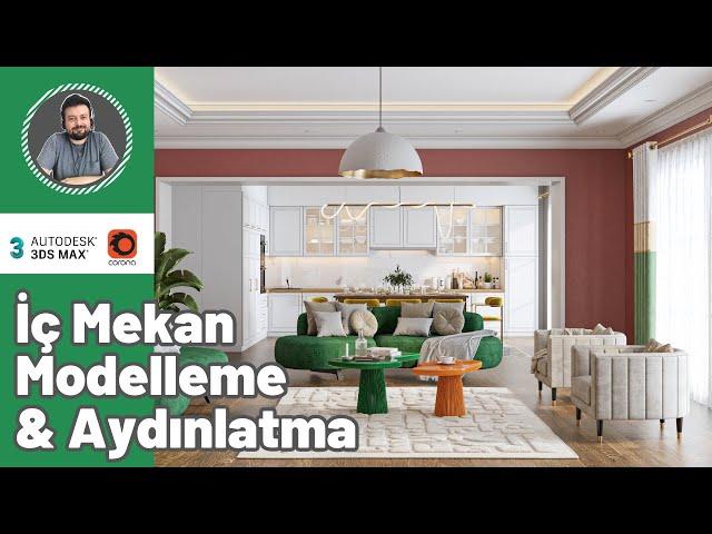 3ds Max & Corona Renderer | İç Mekan Modelleme & Aydınlatma |  (mtyou0014)