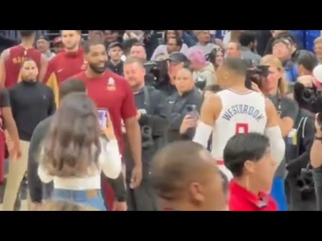 TRISTAN THOMPSON & RUSSELL WESTBROOK GET IN YELLING MATCH! AFTER WESTBROOK TRIGGERED HIM! FOR DANCE!