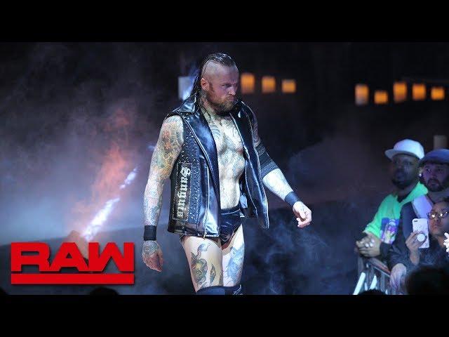 Aleister Black cancels Elias' performance: Raw, Feb. 18, 2019