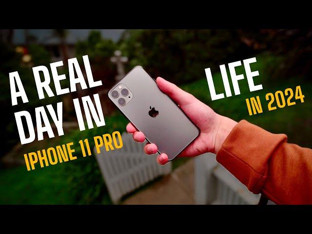 Using the iPhone 11 Pro in 2024! - A Real Day in Life