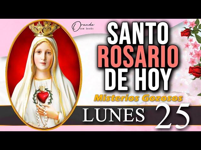 Santo Rosario Corto de Hoy Lunes 25 de Noviembre  Misterios Gozosos  @orando_con_jesus