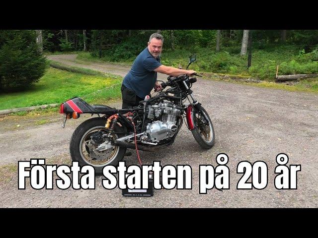 Första starten på 20 år. Suzuki GSX 1100 E