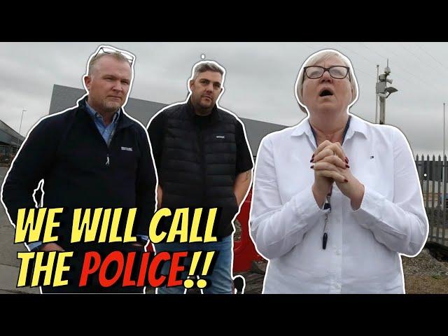 IF YOU CONTINUE TO FILM, WE WILL CALL THE POLICE!! 