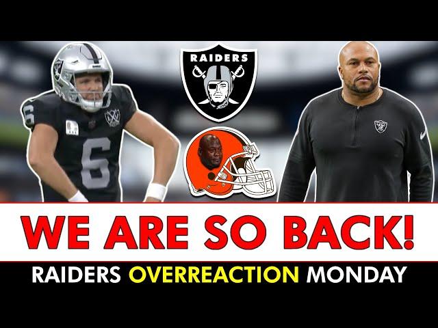 Raiders Can Be Good With Antonio Pierce! Raiders Rumors & Overreaction Monday After Browns Game