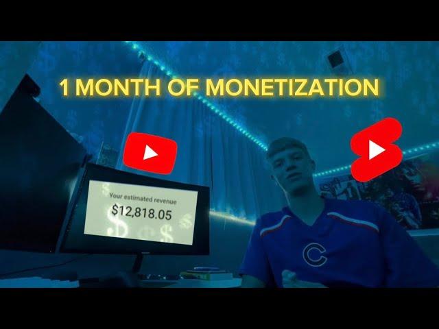 How Much Money I Made On YouTube For 1 Month