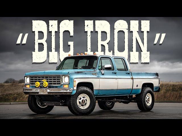 'Big Iron'  Duramax Legend Series build #008 | 1976 K20 Crew Cab Short Bed | Details and Drive!