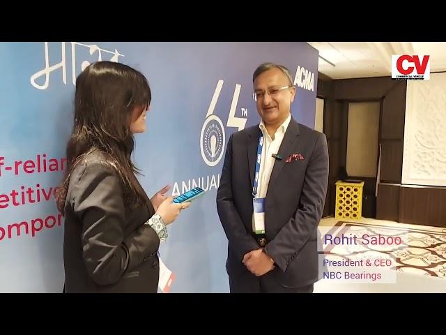 Upfront | Rohit Saboo, President & CEO, NBC Bearings #ACMAAnnualSession