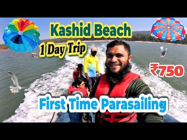 First Time Parasailing | Dar ke Aage Jeet Hai | Kashid Beach ️ | #vlog #beach #arabiansea