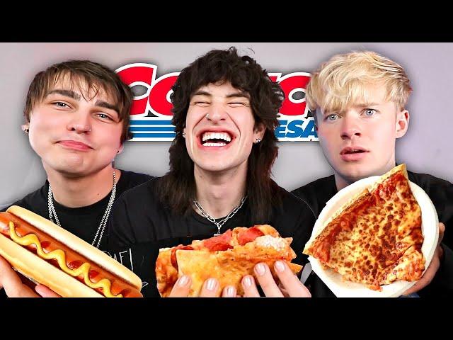 Trying Costco Food with Sam and Colby!