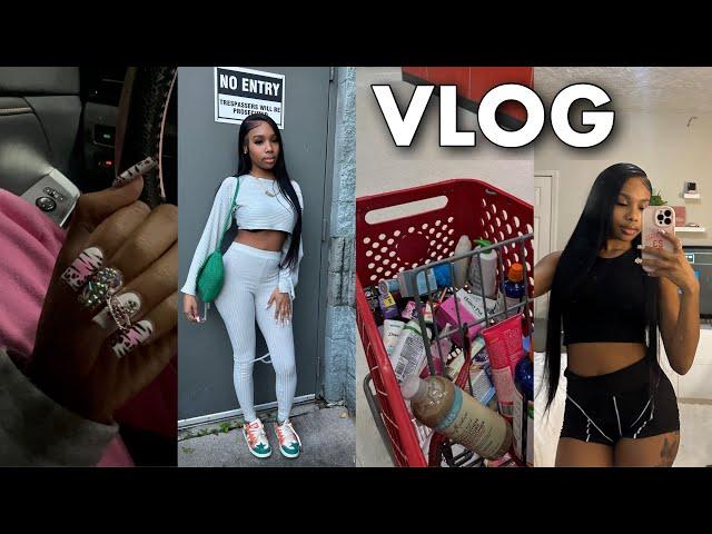 WEEKLY VLOG | Monthly Reset + Nail Appt + Hygiene Shopping + Workouts + More | Shein Wigs