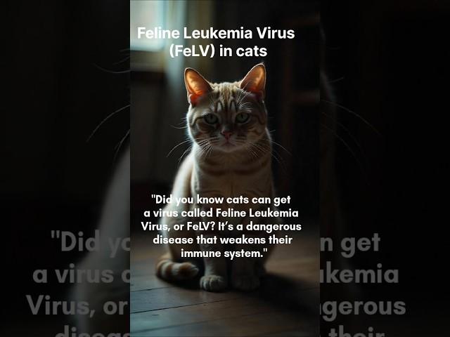 Feline Leukemia Virus (FeLV) in Cats │Cat Health #petcare #cathealth