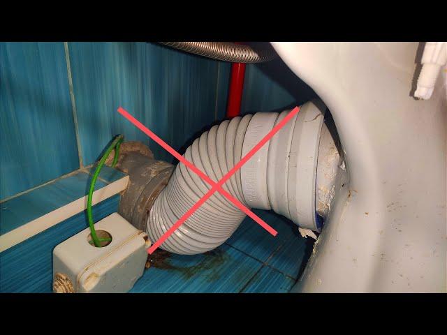 The best way to connect a toilet | After this, it will never clog | Plumber's Weekdays