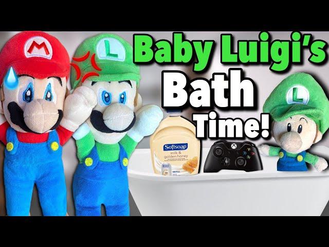 AMB - Baby Luigi’s Bath Time!