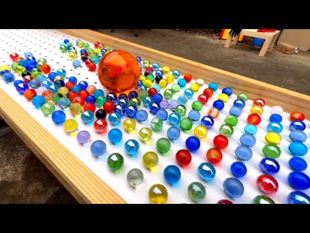 Marble Run  HABA Slope & Handmade Wooden DIY & Marble & Wooden Ball Slider & PVC Pipe Tunnel