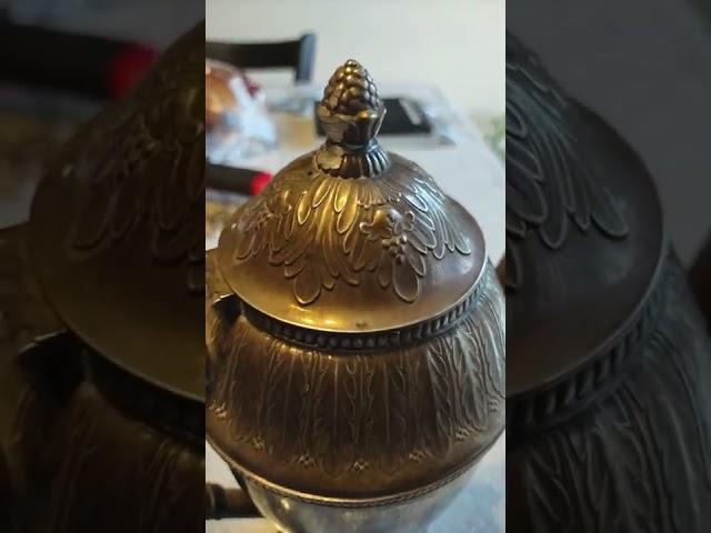 Piece Spotlight - 1847 Rogers Bros Marquise Coffee Pot With Damaged Plating
