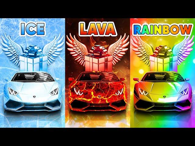 Choose Your Gift...! Ice, Lava or Rainbow  How Lucky Are You?  Quiz Shiba