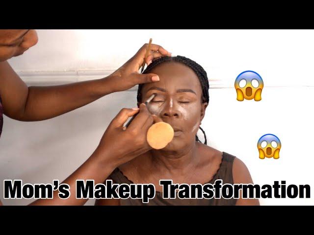 Doing my mom’s makeup | makeup transformation | Naomi Esegine /