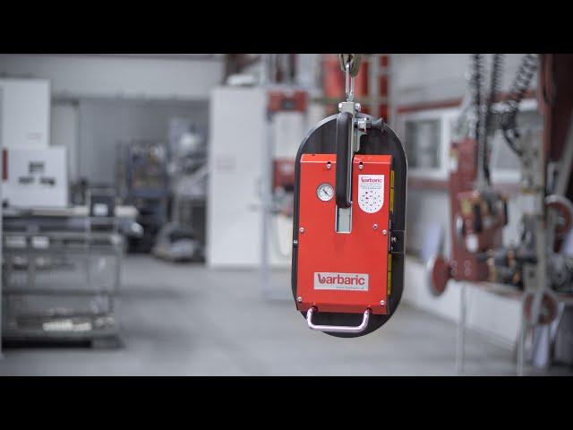 Barbaric Battery Lifter BAT 1M // Mobile Vacuum Lifter with Crane Hook (max. 125kg)