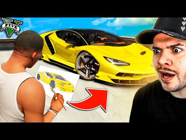 TUDO que eu DESENHO ACONTECE no GTA 5!!!(IMPRESSIONANTE)