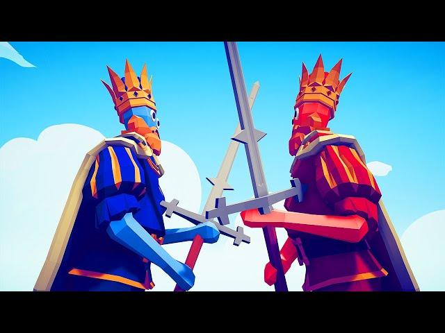 THE KING IS THE KING - KING VS EVERY UNIT ARENA #1 | TABS - Totally Accurate Battle Simulator