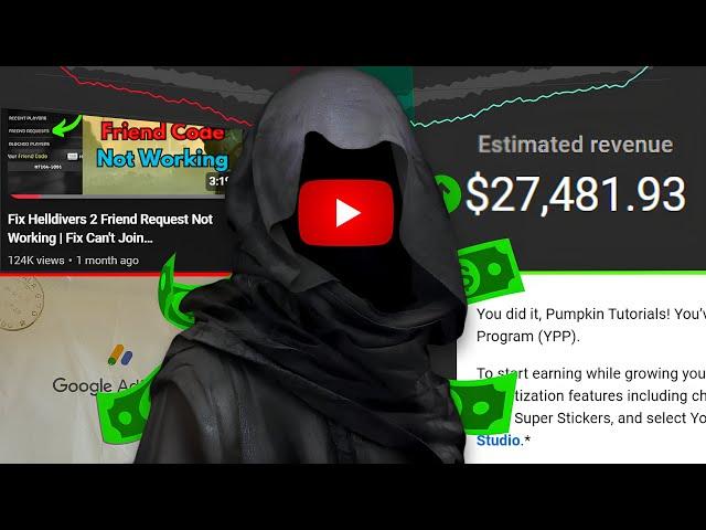 I MONETIZED a Youtube Channel With 1 Video Only To Prove It's NOT Luck