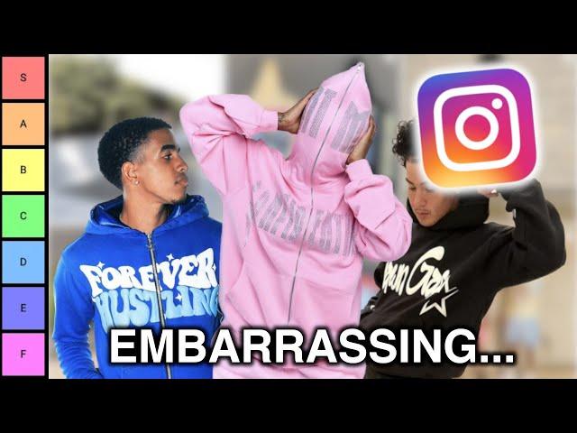 Rating Small Clothing Brands on IG *EMBARRASSING*