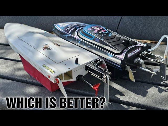 Mini-Dom 17" vs Recoil 2 18" - Mini Mono Comparison Best Rc Boat